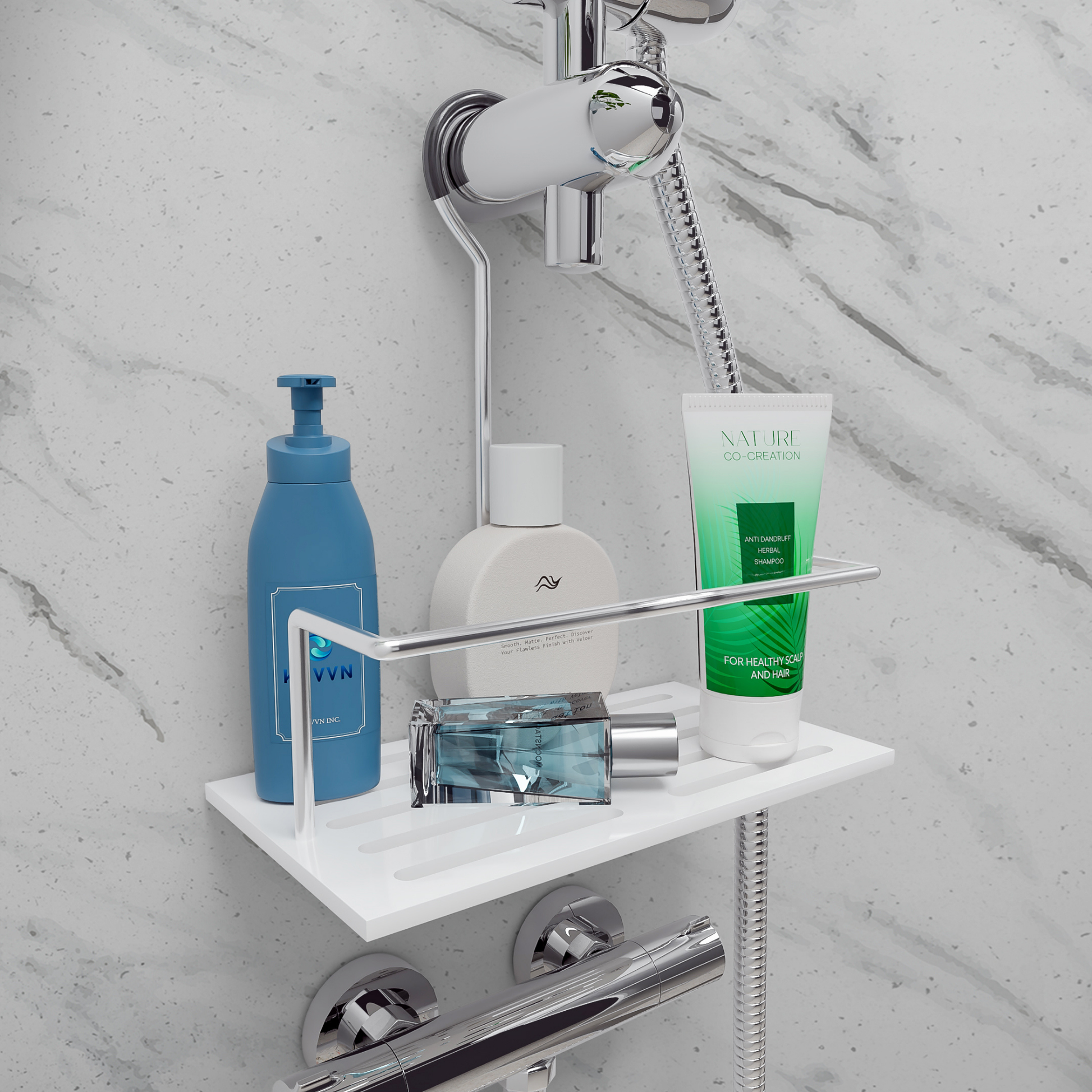 Étagère de douche à suspendre sans perçage - Kovvn