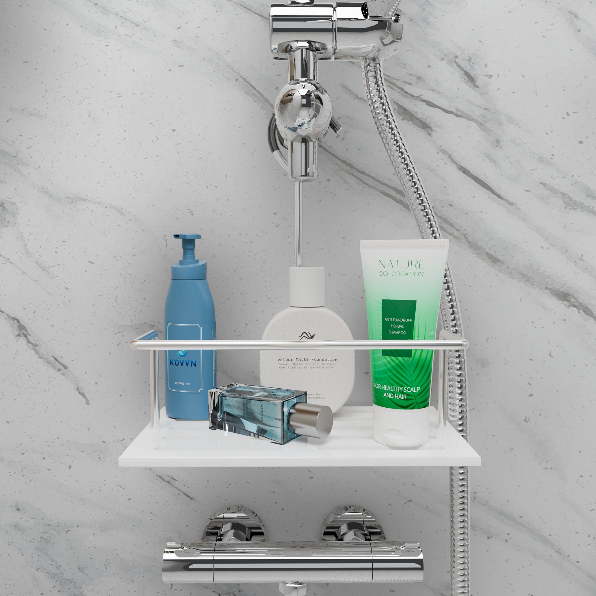 Étagère de douche à suspendre sans perçage - Kovvn