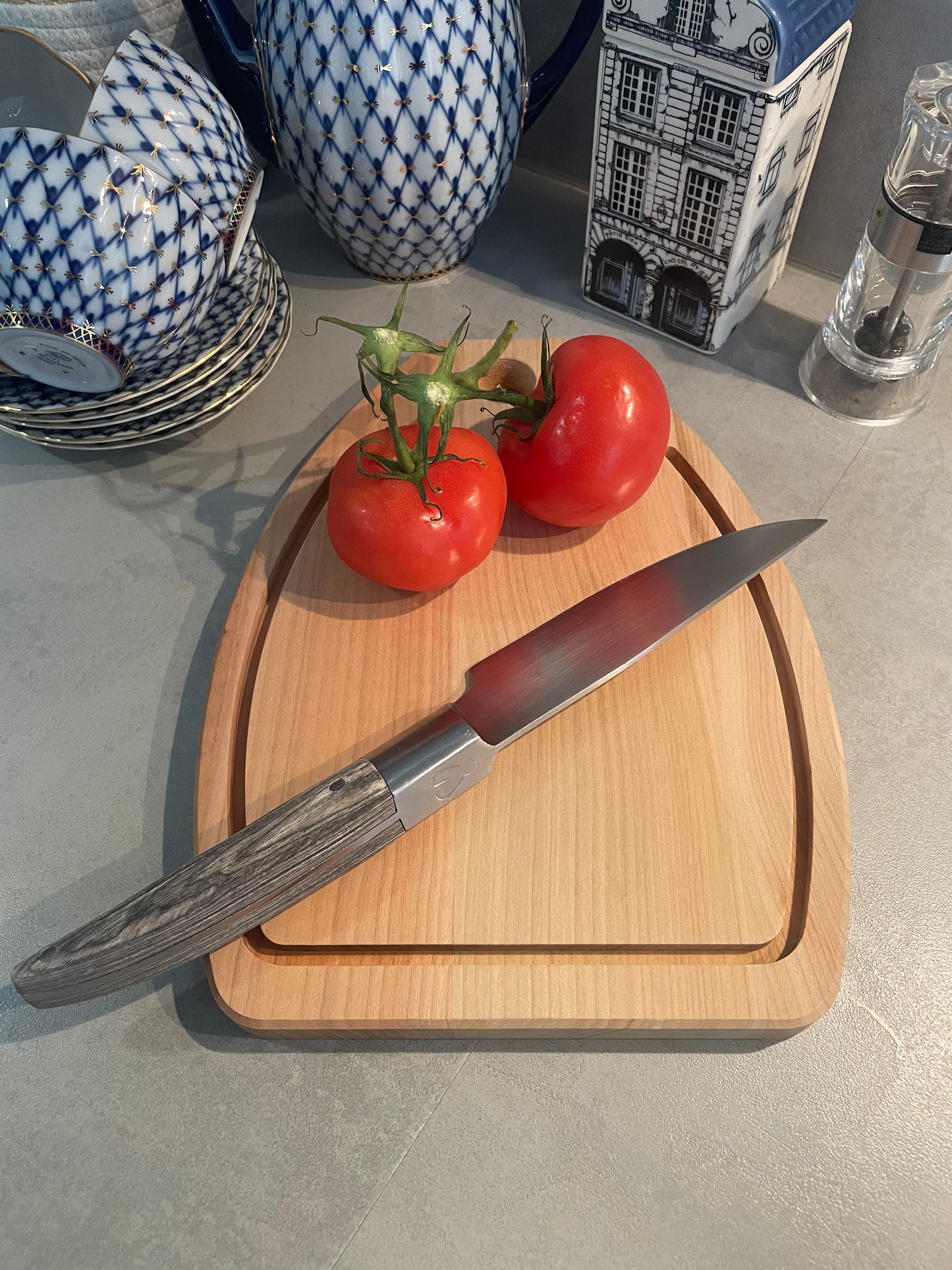 Planche à découper Made in Italy en bois de cerisier