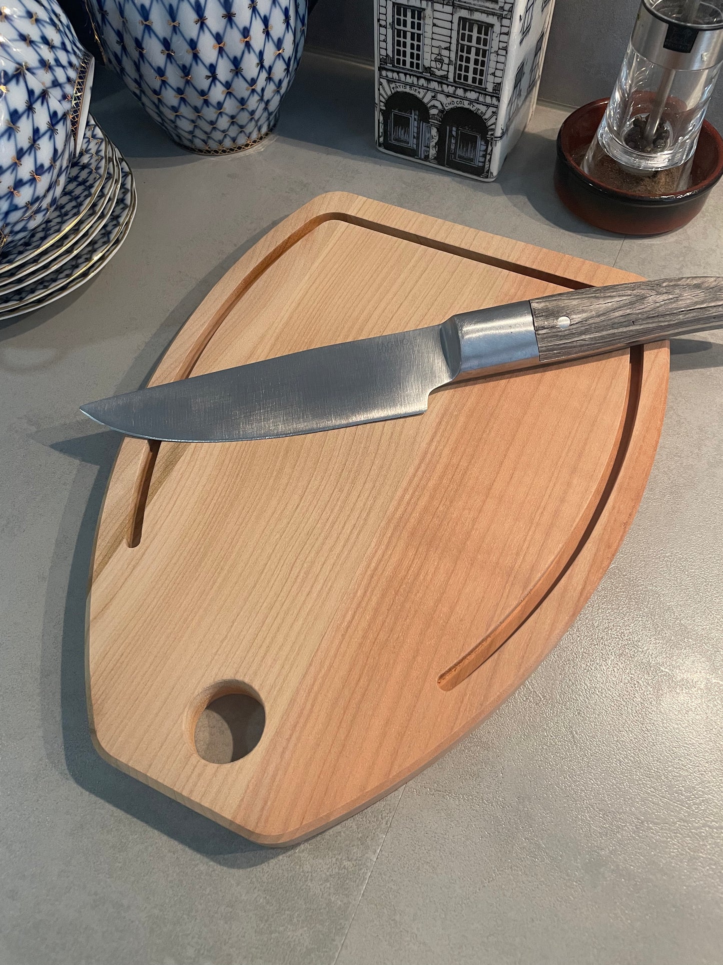 Planche à découper Made in Italy en bois de cerisier
