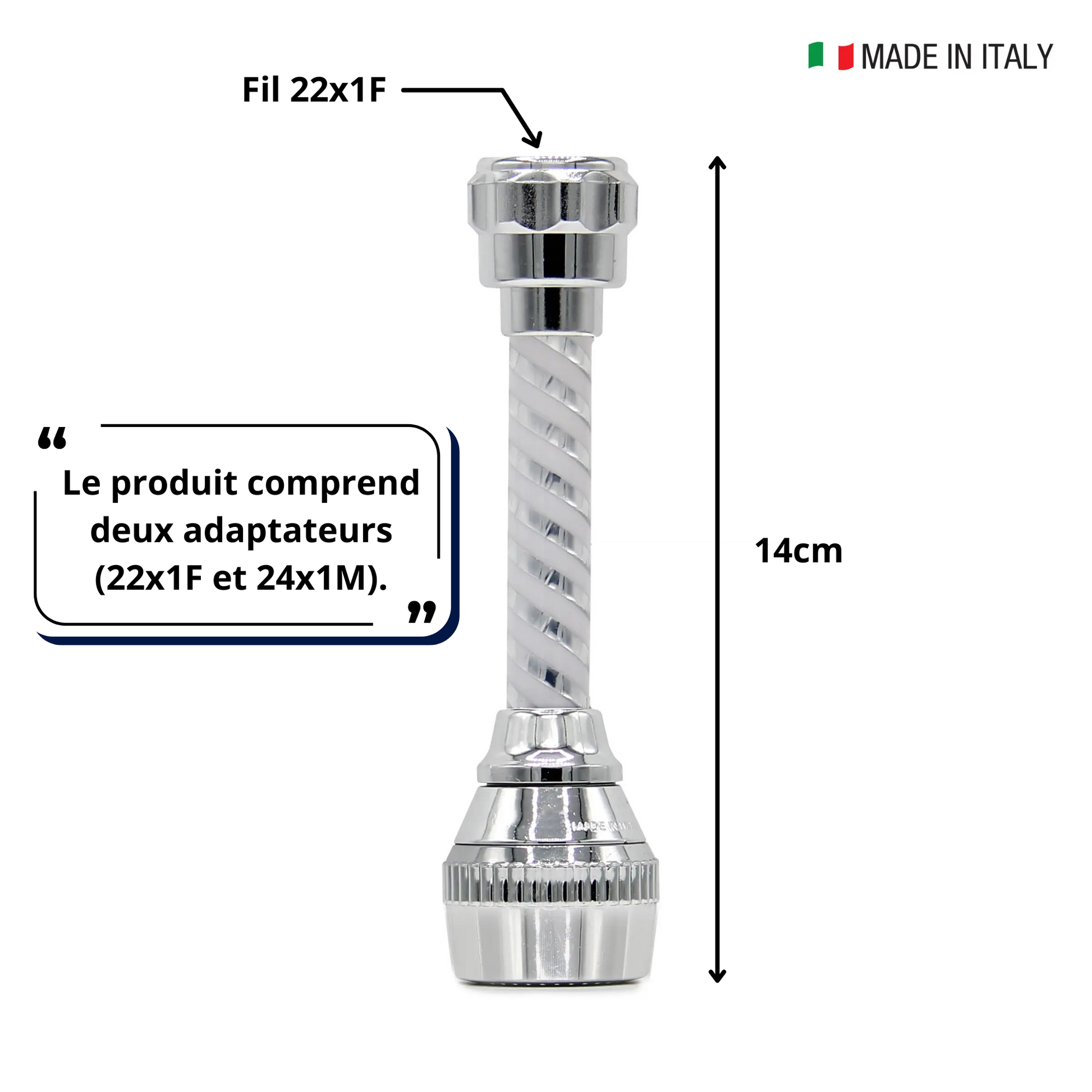 Aérateur Flexible Universel Made in Italy - Kovvn