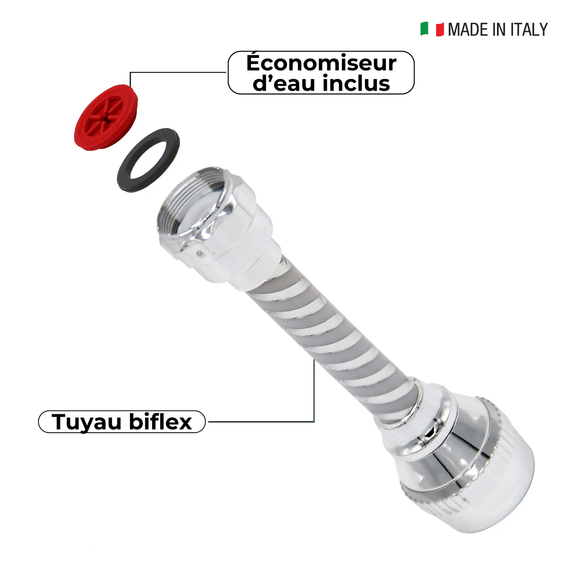 Aérateur Flexible Universel Made in Italy - Kovvn